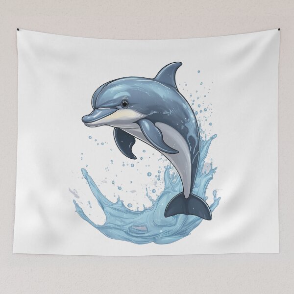 Item preview, Dolphin Freedom Art designed and sold by RockitBaby.
