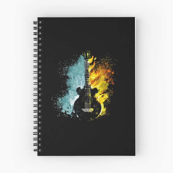 Item preview, Abstract Guitar Fire and Water Fusion Art designed and sold by Mido tee art shop.
