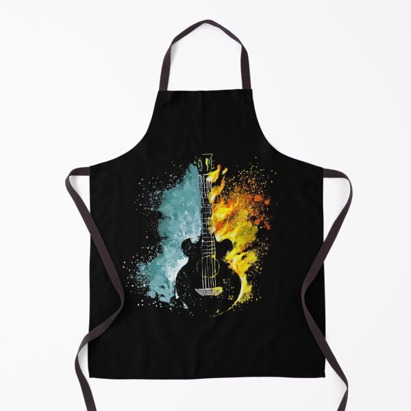 Item preview, Abstract Guitar Fire and Water Fusion Art designed and sold by Mido tee art shop.