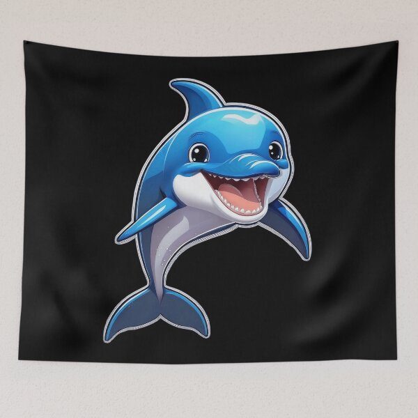 Item preview, The Smiling Dolphin designed and sold by RockitBaby.