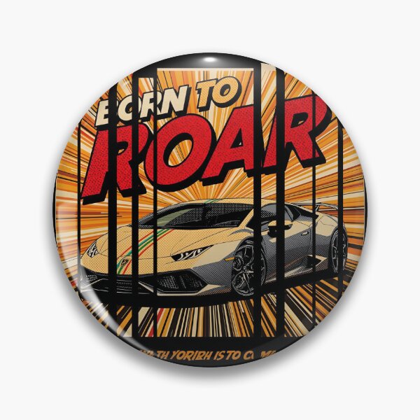 Artikelvorschau, Lamborghin Huracá EVO, Comic-Energie der 60er Jahre Born to Roar 3 entworfen und verkauft von Neon G.