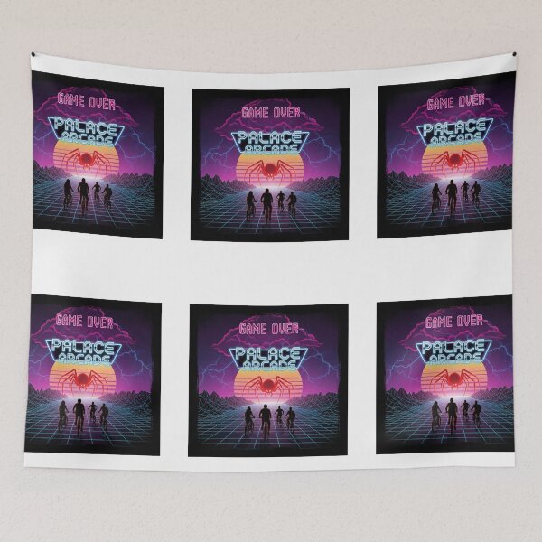 Item preview, Palace Arcade Game Over 80s Synthwave Retro Horror Art designed and sold by INNER WINNER YOU.
