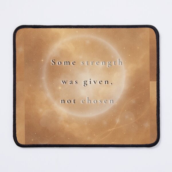 Item preview, Some Strength Was Given, Not Chosen – Soft Emotional Endurance Quote Art designed and sold by BlessedStudio31.