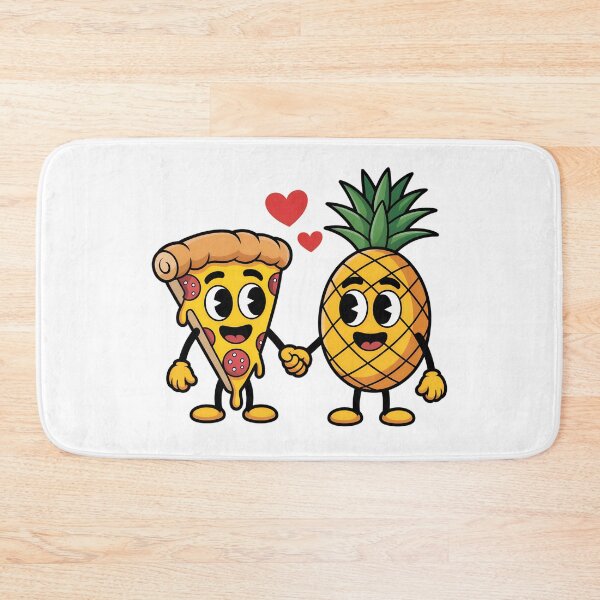 Item preview, Pineapple Pizza Love Funny Cartoon | Cute Food Meme Design designed and sold by VividOrganica.