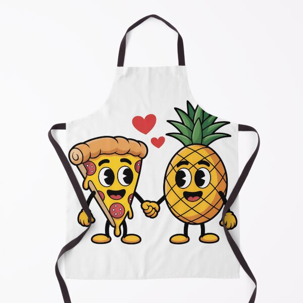 Item preview, Pineapple Pizza Love Funny Cartoon | Cute Food Meme Design designed and sold by VividOrganica.