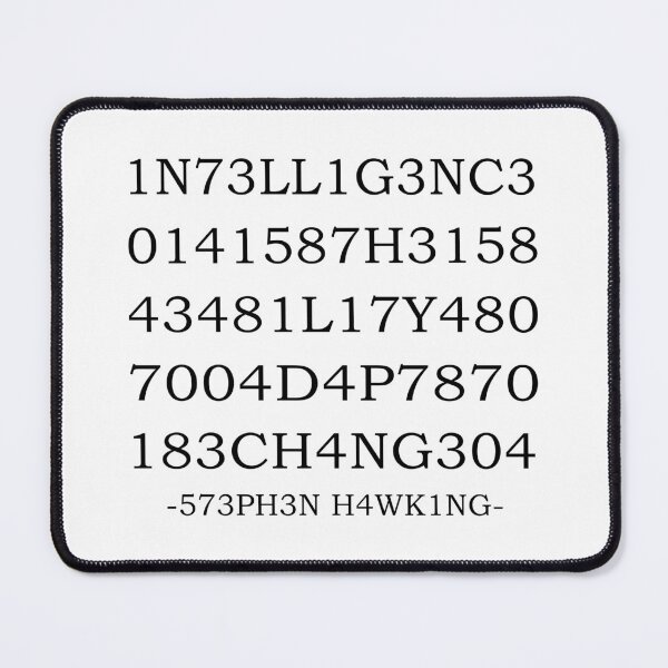 Item preview, Intelligence Is the Ability to Adapt to Change — Science Geek Humor designed and sold by ScienceCorner.