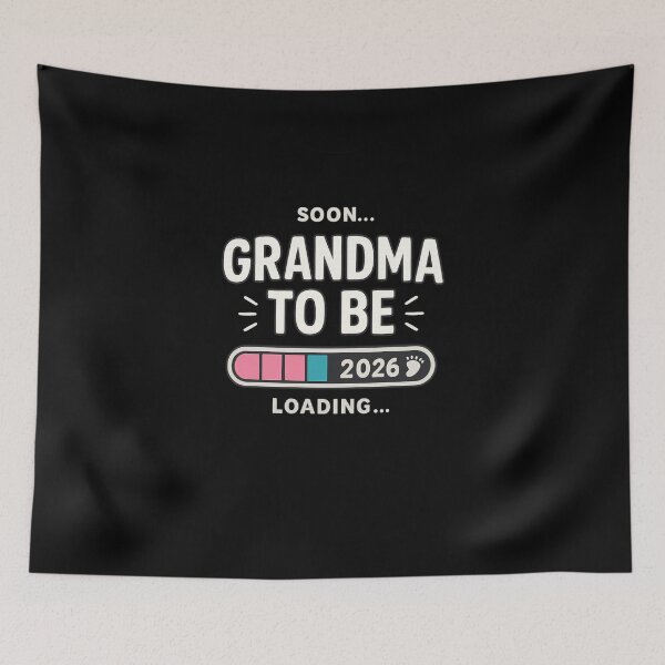Item preview,  Soon Grandma To Be 2026 Loading – Cute Pregnancy Announcement Design designed and sold by w66aboo.