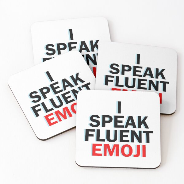 Item preview, I speak fluent emoji designed and sold by designing01Ar3.