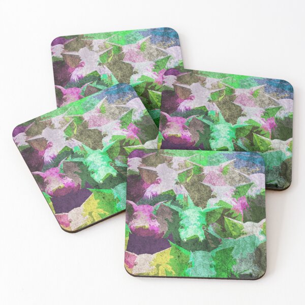 Item preview, Abstract pigs designed and sold by kinpirks.