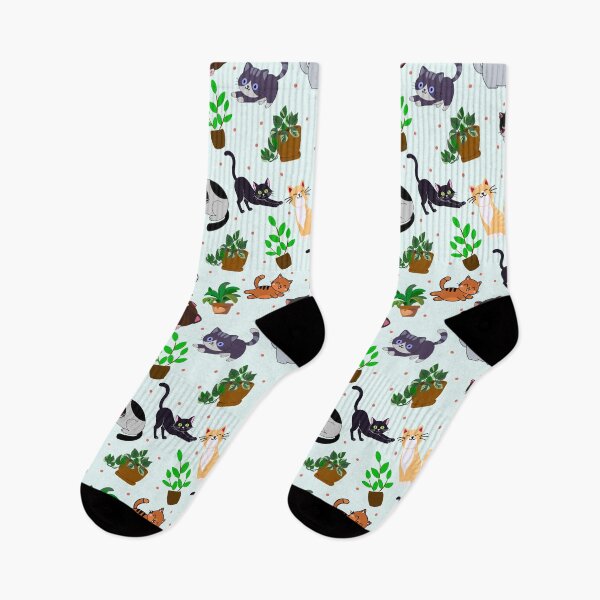 Item preview, Kitty cats with plants  designed and sold by SlothPrints.