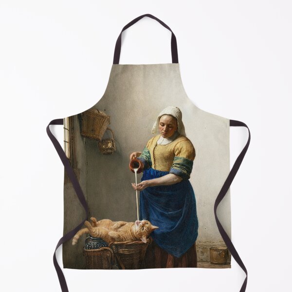 Item preview, Milkmaid Cat Milk Gulp Scene designed and sold by cossorée.