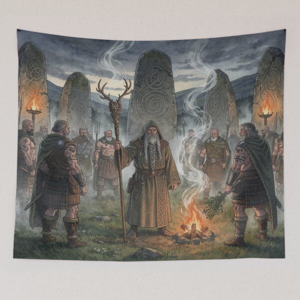 Item preview, Druids and Caledonian (Celt) warriors designed and sold by jefboutique6150.
