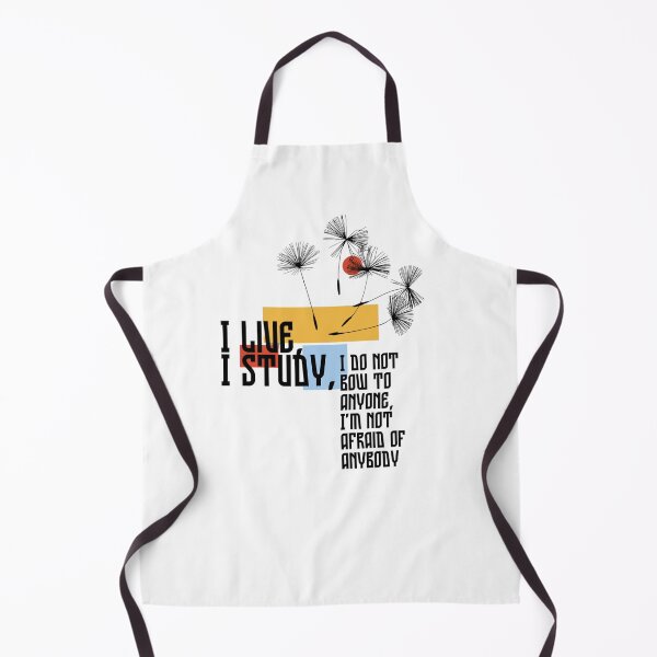 Item preview, I Live, I Study, I Do Not Bow to Anyone – Fearless Confidence Quote Design designed and sold by Nomadic-Prints.