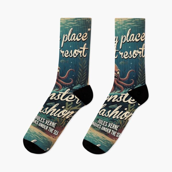Item preview, Vintage Books Appreciation 002 - 20 000 Leagues Under The Sea - Reimagined with AI help designed and sold by Beachy.