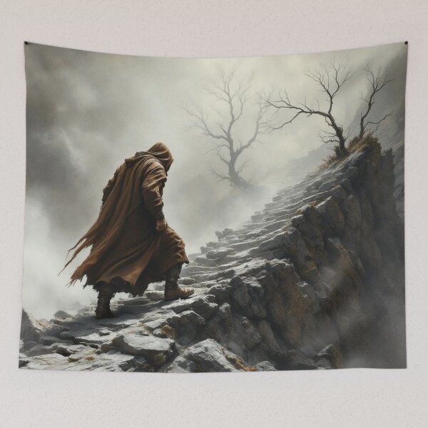 Item preview, Ascent, pilgrim on the Way of St. James designed and sold by jefboutique6150.