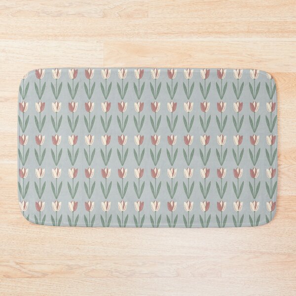 Item preview, Soft Tulip Field – Calm Botanical Seamless Pattern designed and sold by HolmeProud.