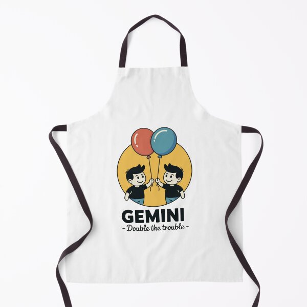 Item preview, Gemini Double the Trouble Zodiac designed and sold by MonkiFlipp.
