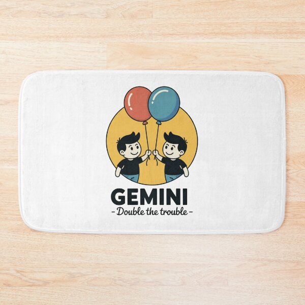Item preview, Gemini Double the Trouble Zodiac designed and sold by MonkiFlipp.