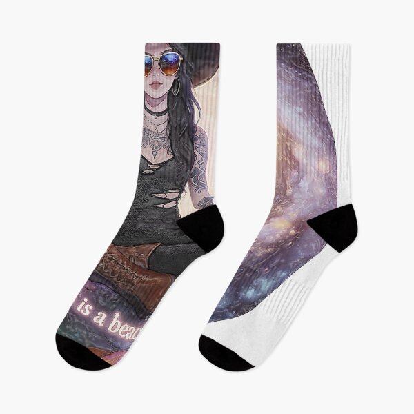 Item preview, Don't Consume My Magic - Karma Is A Beach Cosmic Witch Art designed and sold by Hen-C-Art.