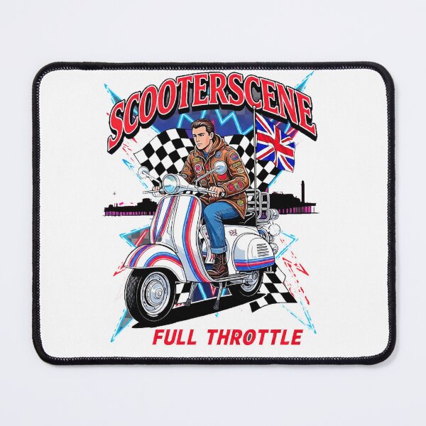 Item preview, Mod Scooterboy – Retro Vintage GB England Design designed and sold by MarcWernerCGN.
