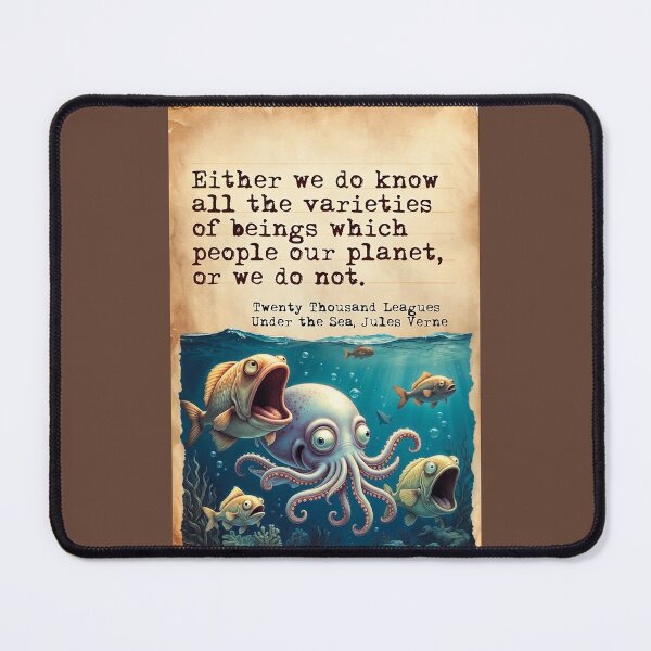 Item preview, Vintage Books Appreciation 004 - 20 000 Leagues Under The Sea - Reimagined with AI help designed and sold by Beachy.