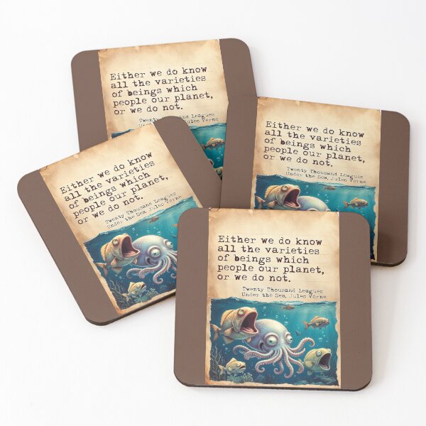 Item preview, Vintage Books Appreciation 004 - 20 000 Leagues Under The Sea - Reimagined with AI help designed and sold by Beachy.