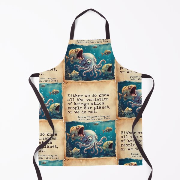 Item preview, Vintage Books Appreciation 004 - 20 000 Leagues Under The Sea - Reimagined with AI help designed and sold by Beachy.