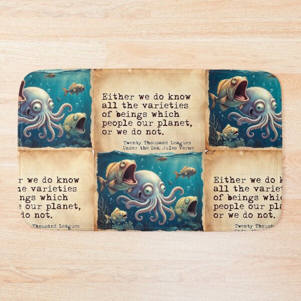 Item preview, Vintage Books Appreciation 004 - 20 000 Leagues Under The Sea - Reimagined with AI help designed and sold by Beachy.
