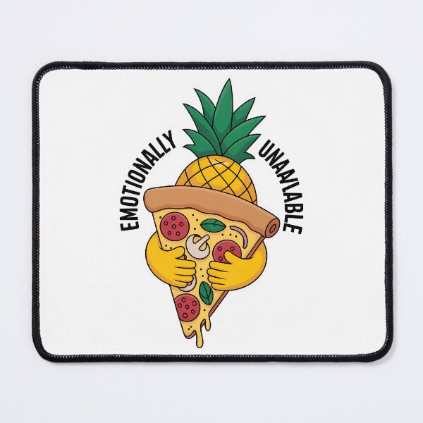 Item preview, Emotionally Unavailable Pineapple Pizza Funny | Food Meme Cartoon designed and sold by VividOrganica.