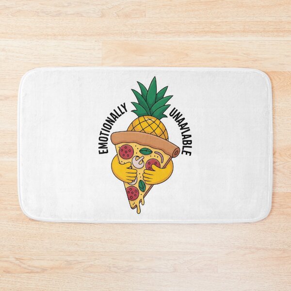 Item preview, Emotionally Unavailable Pineapple Pizza Funny | Food Meme Cartoon designed and sold by VividOrganica.