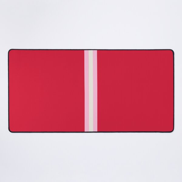 Item preview, RED, COTTON CANDY PINK & CREAM Central Vertical 3 STRIPES designed and sold by RachelMacht.