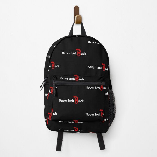 Item preview, Never Look Back Motivational Typography Design designed and sold by Made You Smirk.