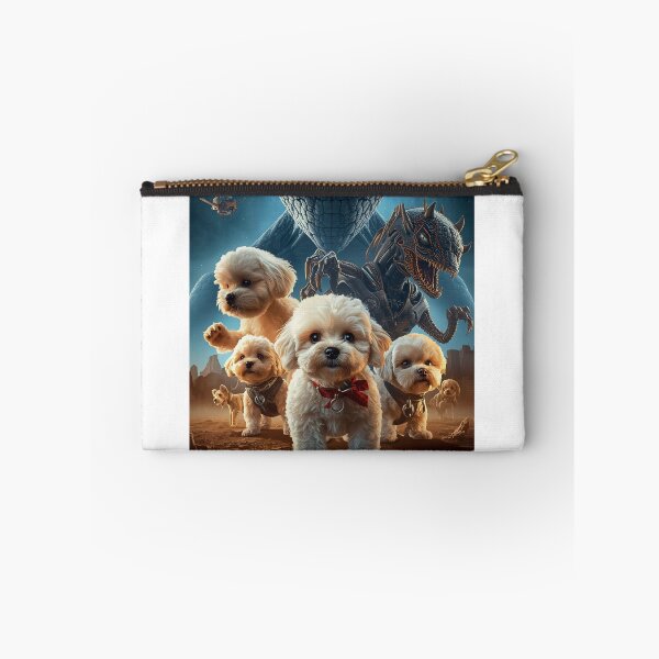 Item preview, Maltipoo Puppy Alien Movie Poster designed and sold by TobyTheMaltipoo.