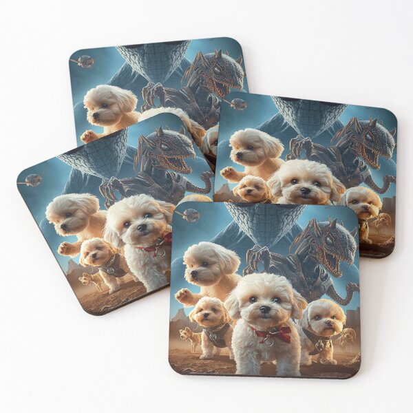 Item preview, Maltipoo Puppy Alien Movie Poster designed and sold by TobyTheMaltipoo.