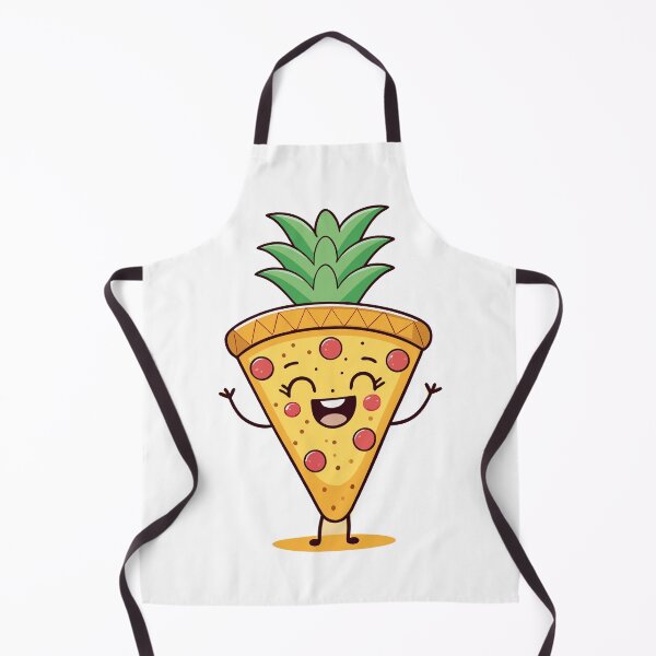 Item preview, Cute Pineapple Pizza Slice Cartoon | Kawaii Tropical Food Mascot designed and sold by VividOrganica.