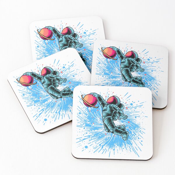 Item preview, Astronaut Basketball Dunk in Space – Retro Cosmic Street Art Design designed and sold by GOTCHO1.