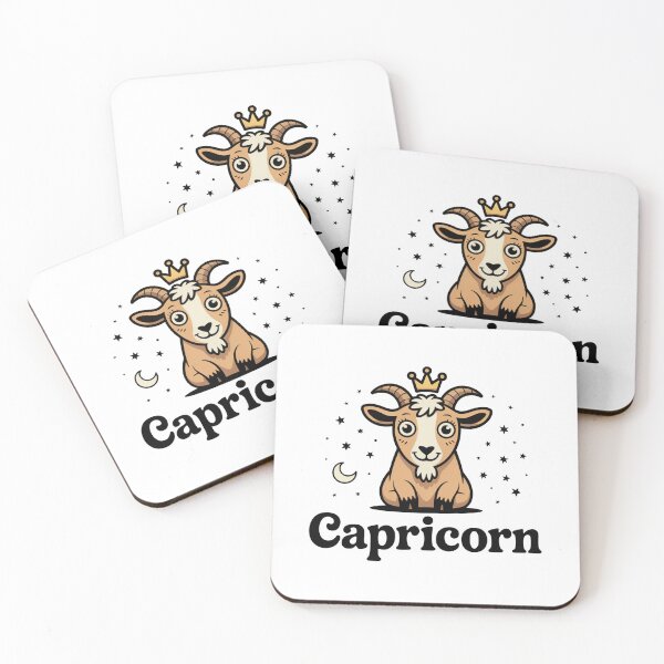 Item preview, Capricorn Zodiac Crowned Goat designed and sold by MonkiFlipp.