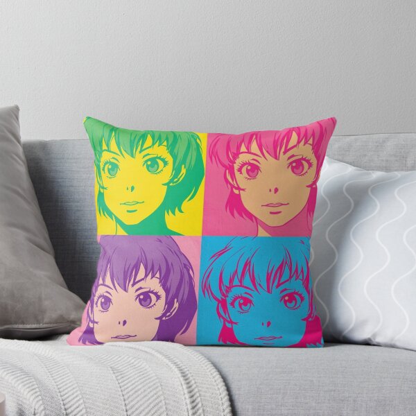 Item preview, Warhol Pop Art Anime Faces Grid T-Shirt - Neon Manga Tee designed and sold by pinkuthink.