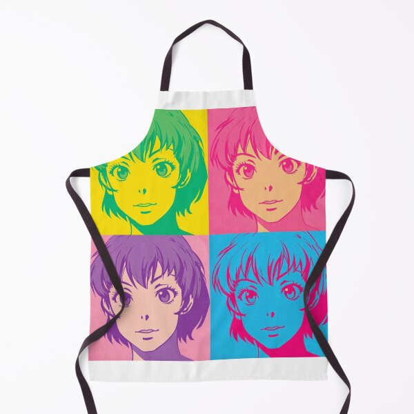 Item preview, Warhol Pop Art Anime Faces Grid T-Shirt - Neon Manga Tee designed and sold by pinkuthink.