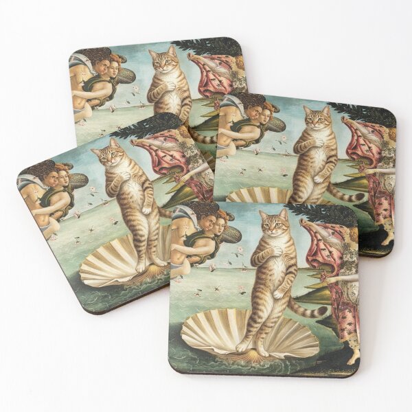 Item preview, Cat Venus on a Seashell designed and sold by cossorée.