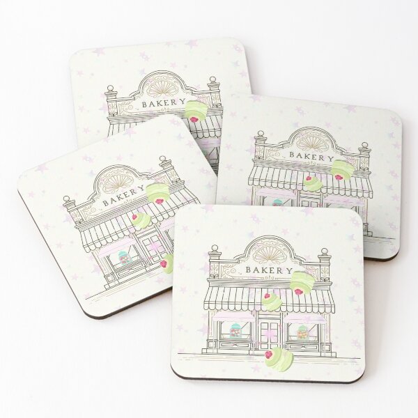 Item preview, Magical Bakery Illustration – Dreamy Cake Shop with Floating Desserts designed and sold by Sugar Wisdom .