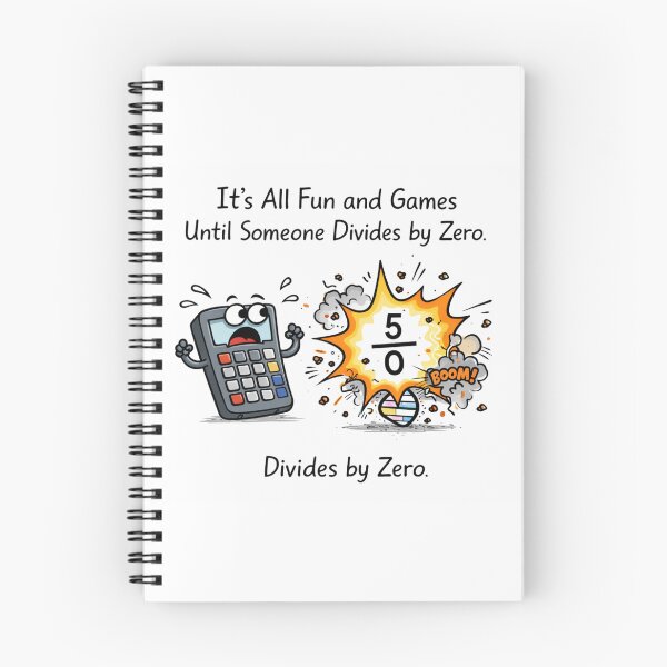 Item preview, It’s Fun and Games Until Someone Divides by Zero – Funny Math STEM Humor Design designed and sold by sciencefacts.