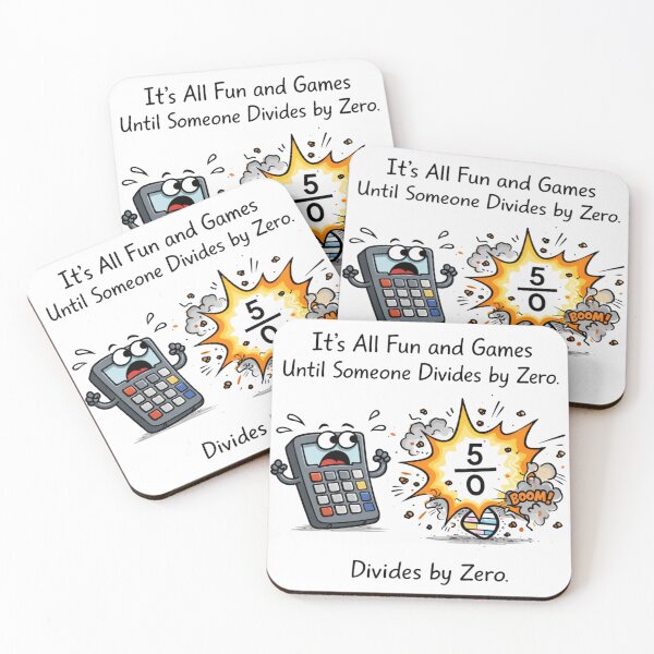 Item preview, It’s Fun and Games Until Someone Divides by Zero – Funny Math STEM Humor Design designed and sold by sciencefacts.
