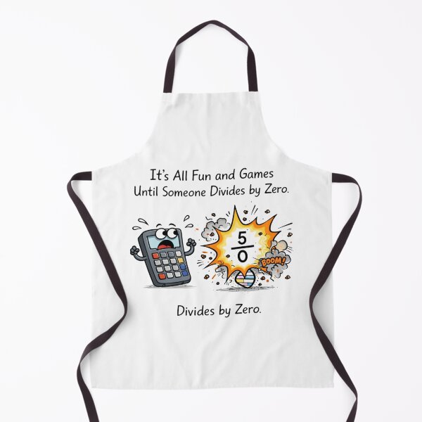 Item preview, It’s Fun and Games Until Someone Divides by Zero – Funny Math STEM Humor Design designed and sold by sciencefacts.