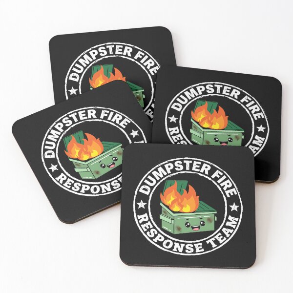 Item preview, Dumpster Fire Response Team Dumpster Fire Badge Emergency Department designed and sold by Merchall  store.