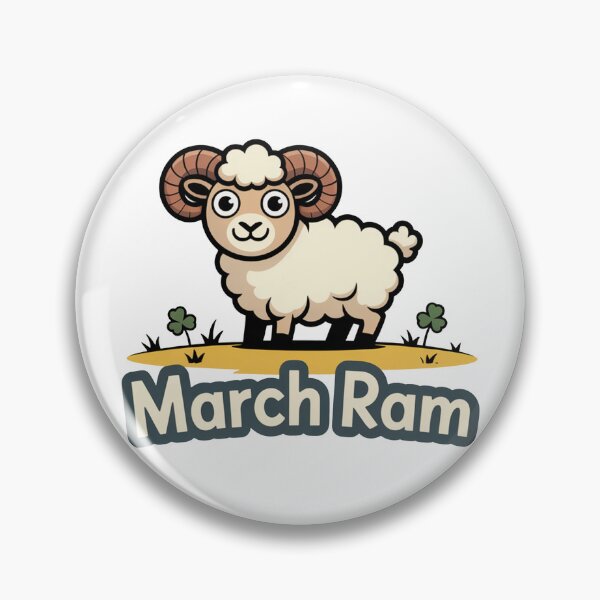 Item preview, March Ram Cute Aries Zodiac designed and sold by MonkiFlipp.