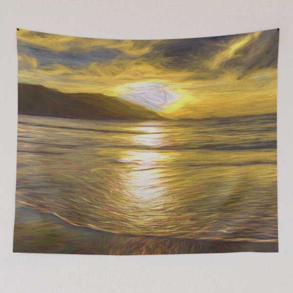 Item preview, St Lucia Beach Sunset Art Style designed and sold by Londonimages.