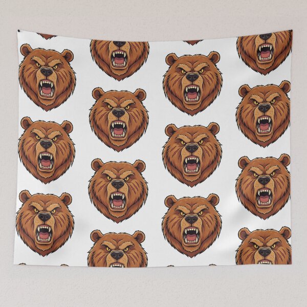 Item preview, Growling Bear designed and sold by tbearsdesigns.
