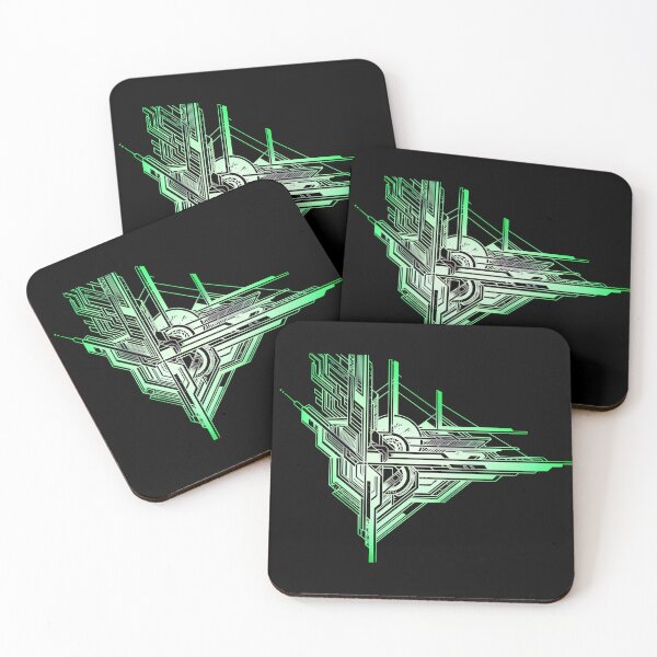 Item preview, Art Déco Elegance WhtGrn designed and sold by UrbanPrts.