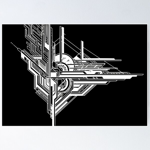 Item preview, Art Déco Elegance Wht designed and sold by UrbanPrts.